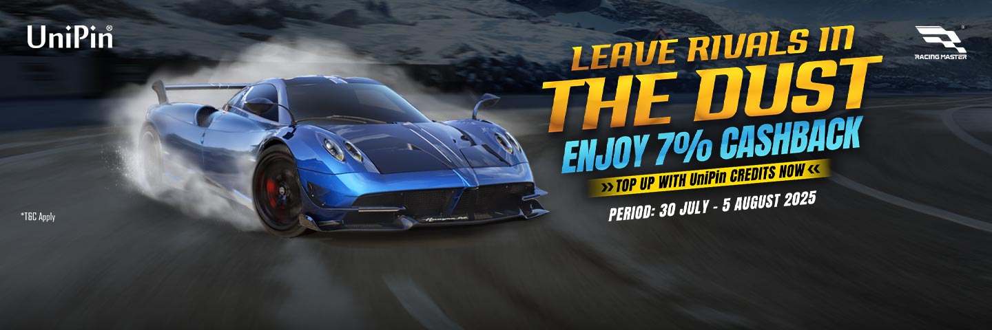 🏁Speed Into Victory with 7% Cashback!